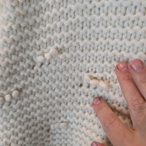 Simone Rocha Cream Sweater with Textured Design Size S In EUC - Picture 12 of 15